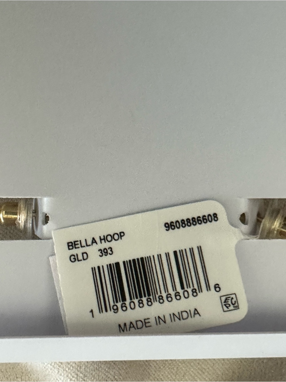 NWT Kendra Scott Bella Gold Hoop Earrings Dark Green Crystal Pavé Statement - Picture 2 of 4